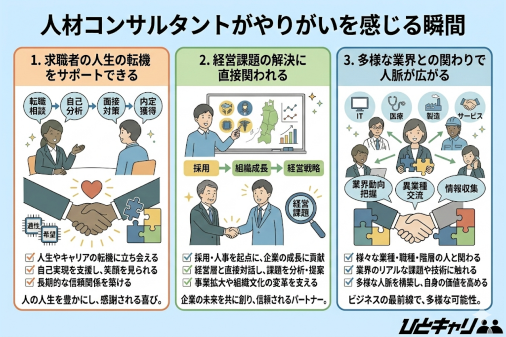 人材コンサルタントがやりがいを感じる瞬間