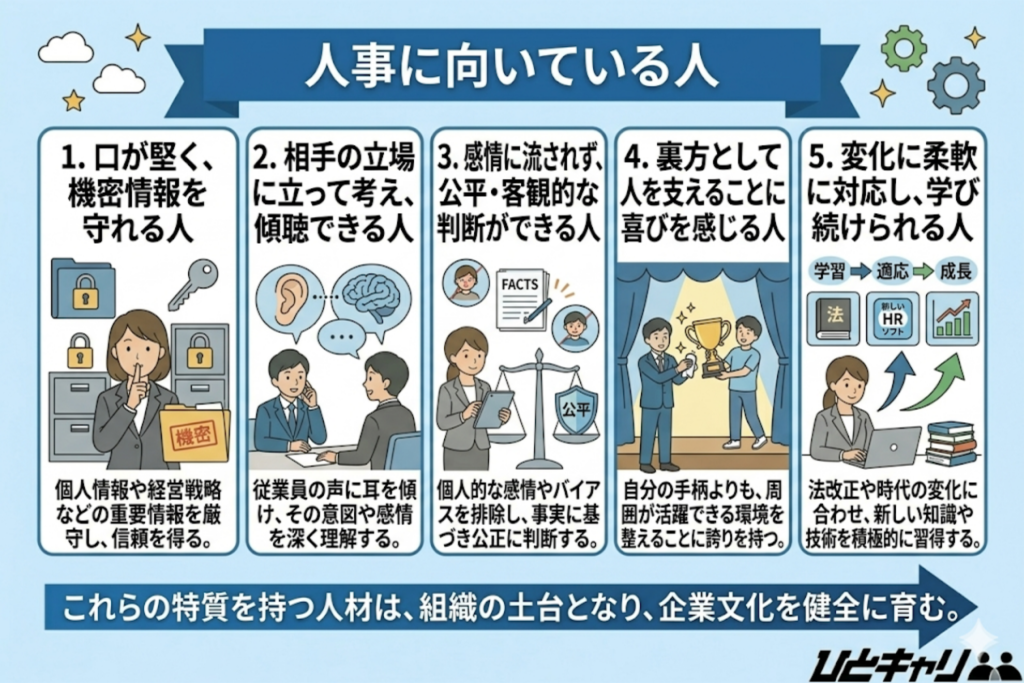 人事に向いている人