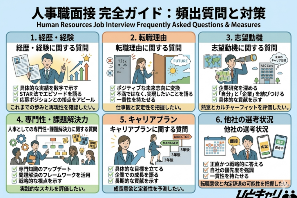 人事職の質問で聞かれること
