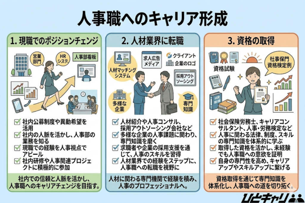 人事職へのキャリア形成