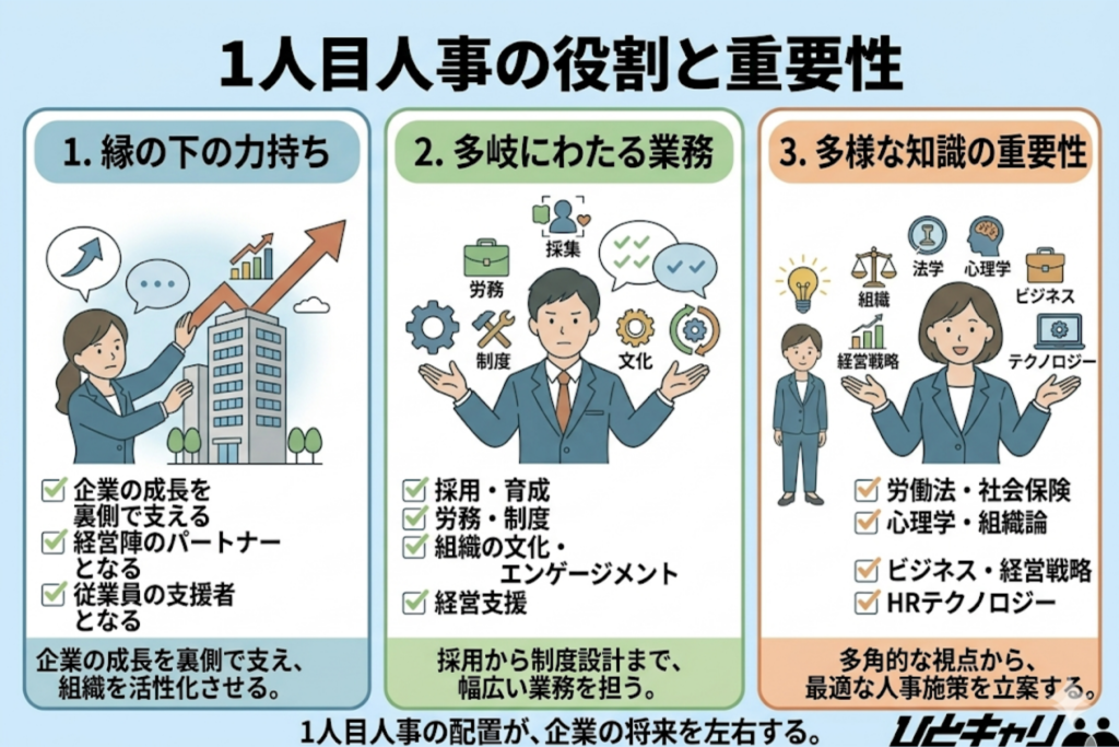 1人目人事の役割と重要性